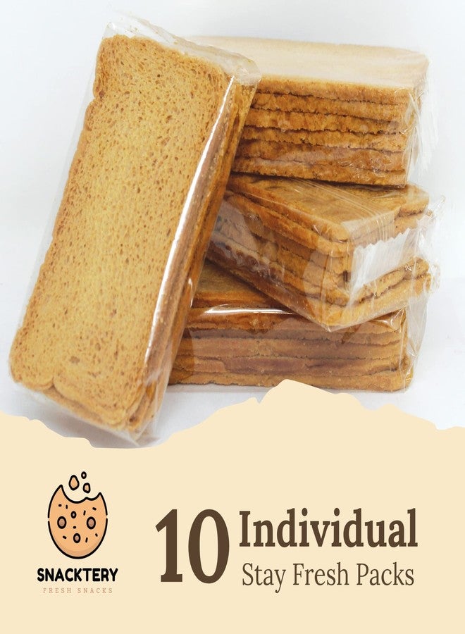 Snacktery Original Melba Toast Crackers - Thin and Crispy Flatbread Crackers - Mini Toasts for Dips, Spreads, Salads - 7 Oz - Image 5